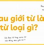 Sau Giới Từ Thường Là Gì